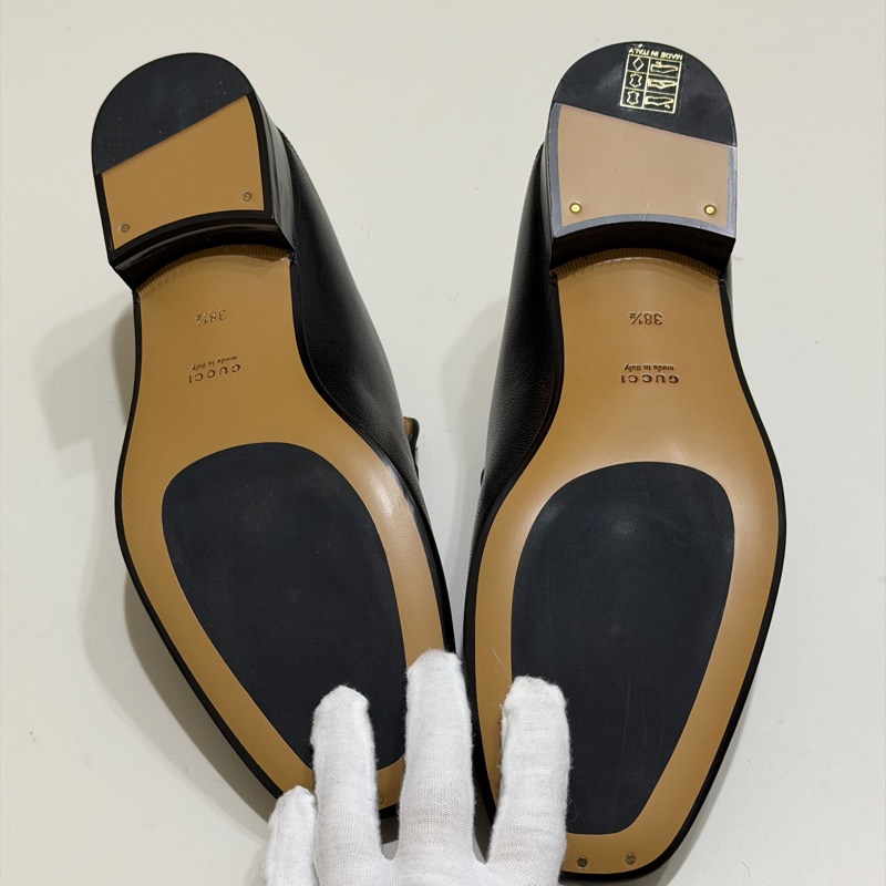 914intheair『全新閒置』Gucci古馳經典馬銜釦樂福鞋38.5（24.5cm)-18