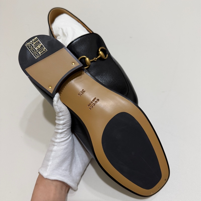 914intheair『全新閒置』Gucci古馳經典馬銜釦樂福鞋38.5（24.5cm)-19