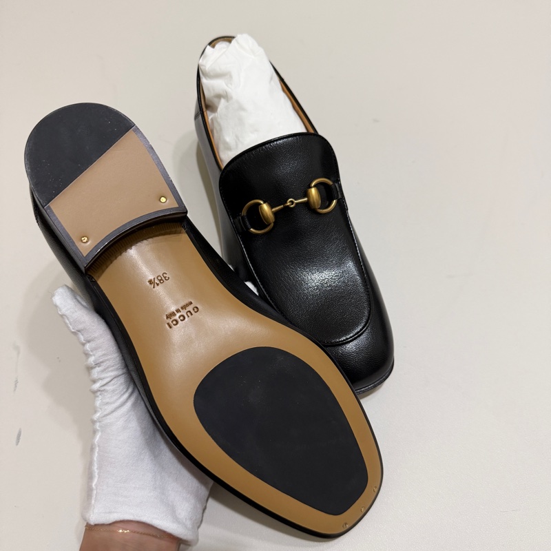 914intheair『全新閒置』Gucci古馳經典馬銜釦樂福鞋38.5（24.5cm)-20