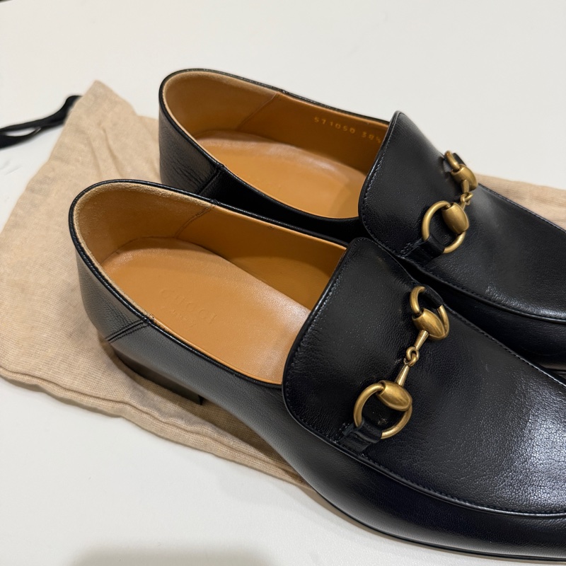 914intheair『全新閒置』Gucci古馳經典馬銜釦樂福鞋38.5（24.5cm)-27