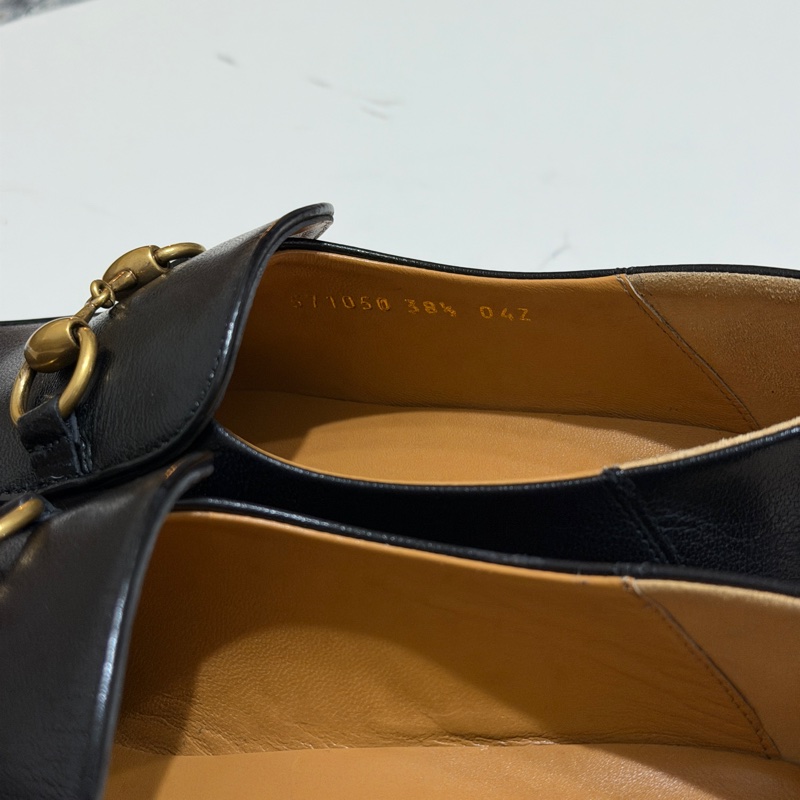 914intheair『全新閒置』Gucci古馳經典馬銜釦樂福鞋38.5（24.5cm)-29