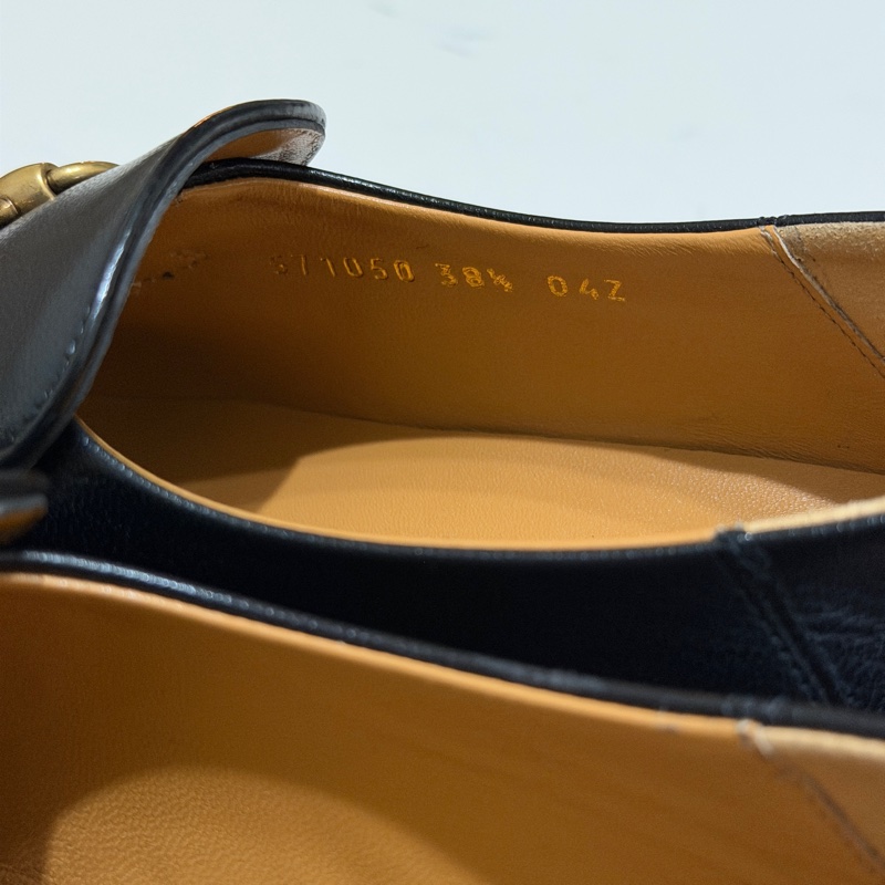 914intheair『全新閒置』Gucci古馳經典馬銜釦樂福鞋38.5（24.5cm)-31