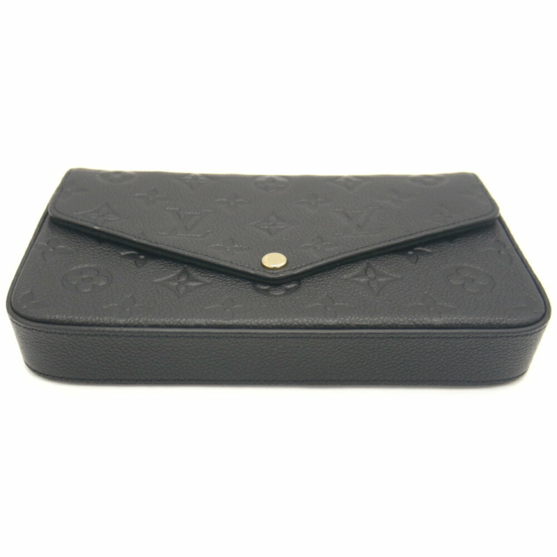 路易威登 Pochette Felicie 交織字母 Empreinte Noir M82477 單肩包-2