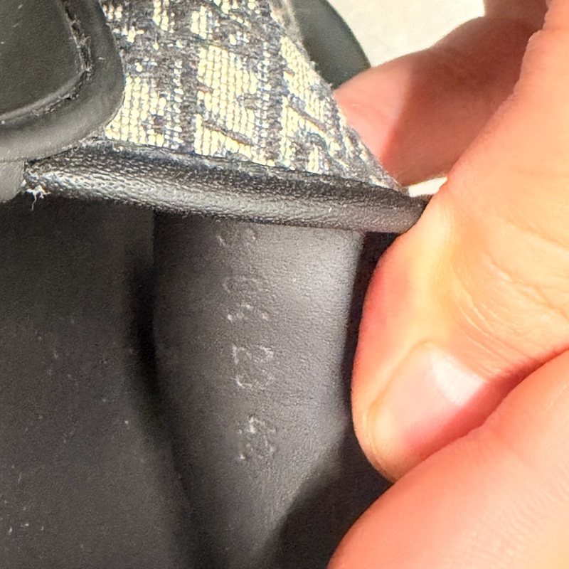 迪奧/Dior 男士老花拖鞋-7