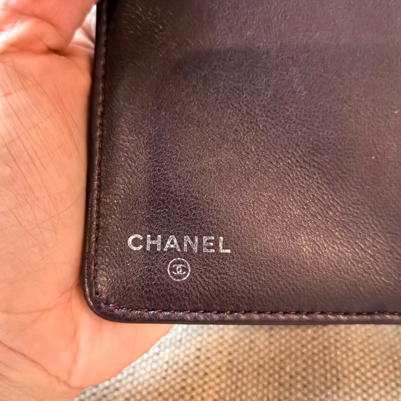 CHANEL香奈兒 黑色菱格紋錢包 22開 🈚附件：單品-5