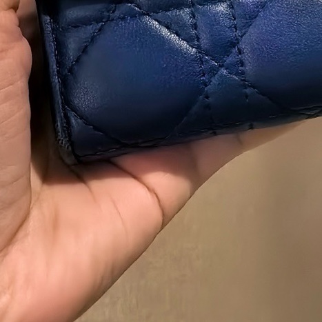 Dior迪奧 藍色長款錢包-6