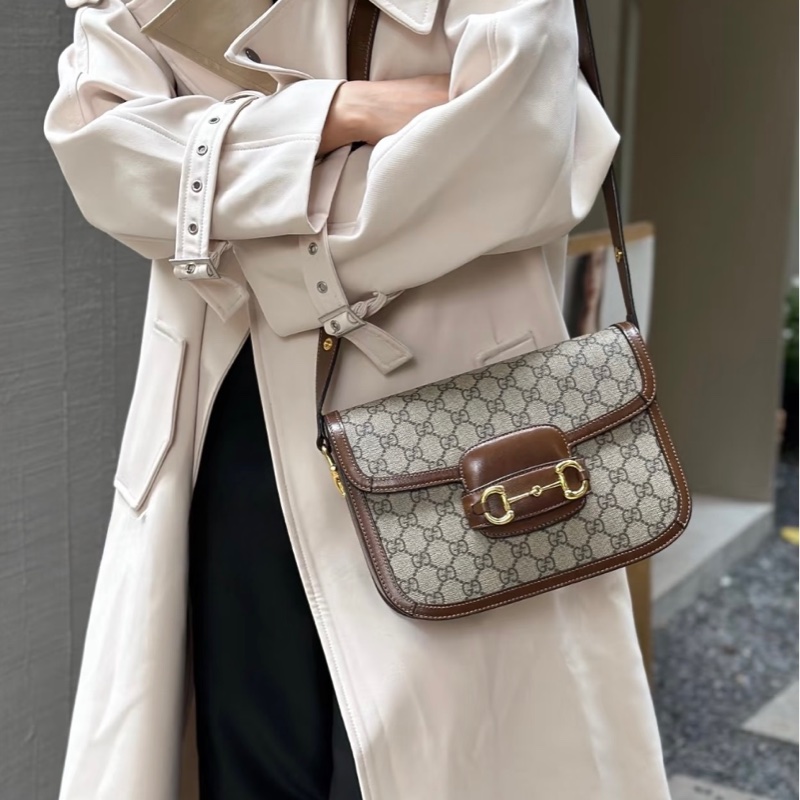 Gucci 1955馬銜釦馬鞍包25公分-2