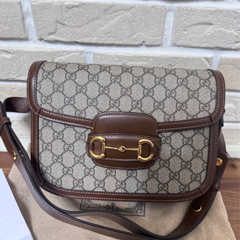 Gucci 1955馬銜釦馬鞍包25公分-4