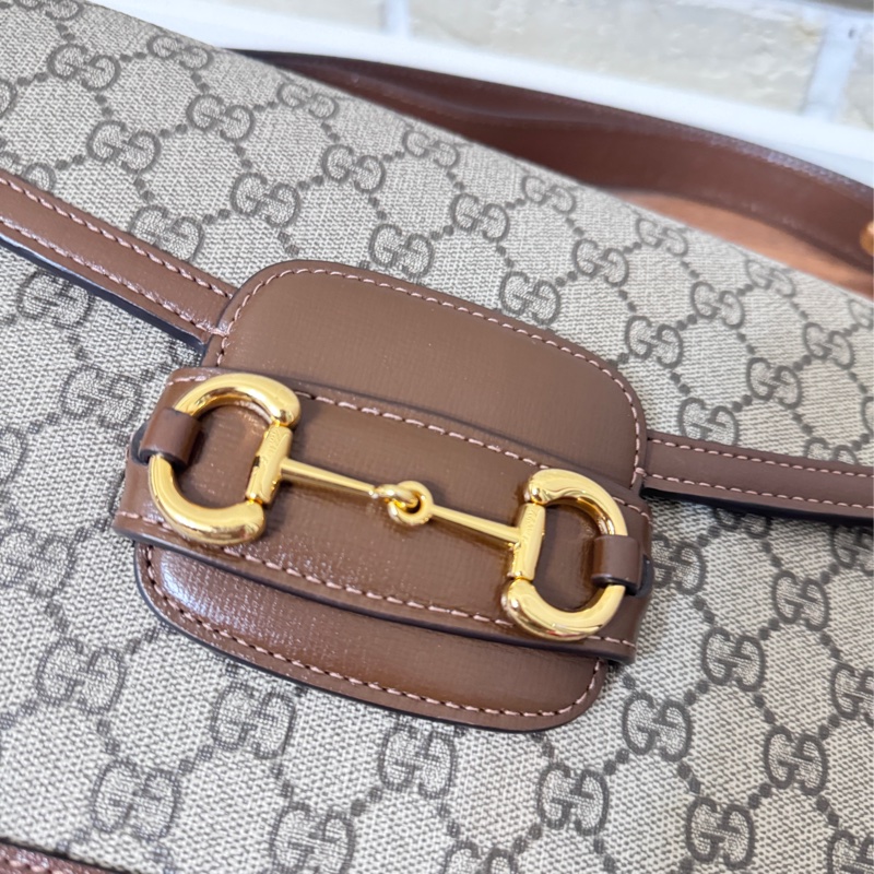 Gucci 1955馬銜釦馬鞍包25公分-8