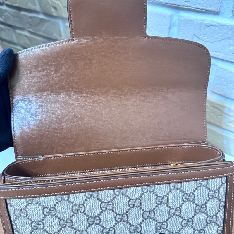 Gucci 1955馬銜釦馬鞍包25公分-17