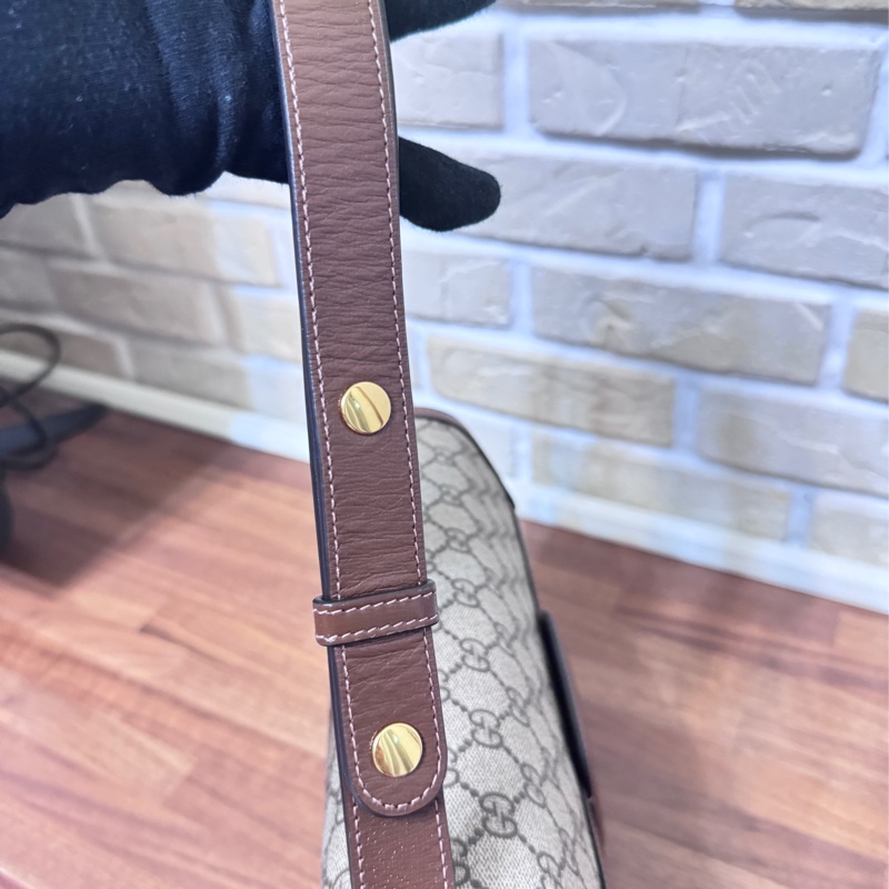 Gucci 1955馬銜釦馬鞍包25公分-18