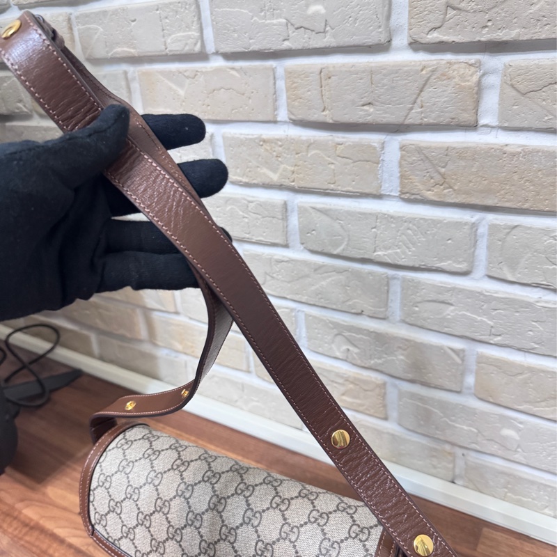 Gucci 1955馬銜釦馬鞍包25公分-21