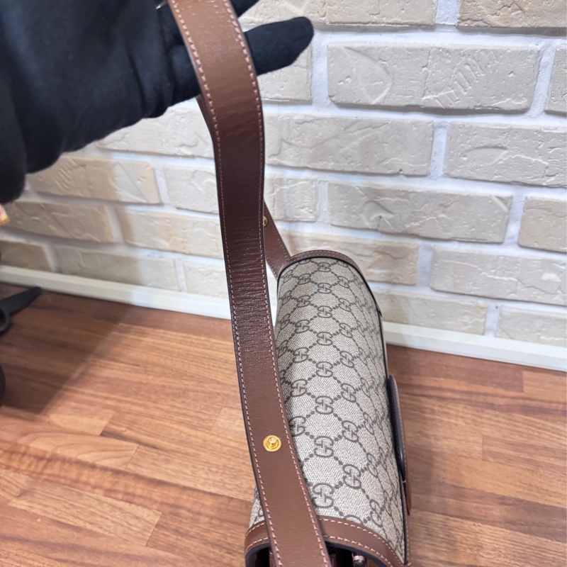 Gucci 1955馬銜釦馬鞍包25公分-23