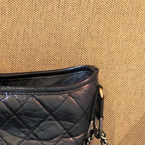 Chanel香奈兒 Gabrielle系列 黑色人魚姬菱格流浪包小號鏈條單肩斜挎包 27開有卡 尺寸15×8×20。-2