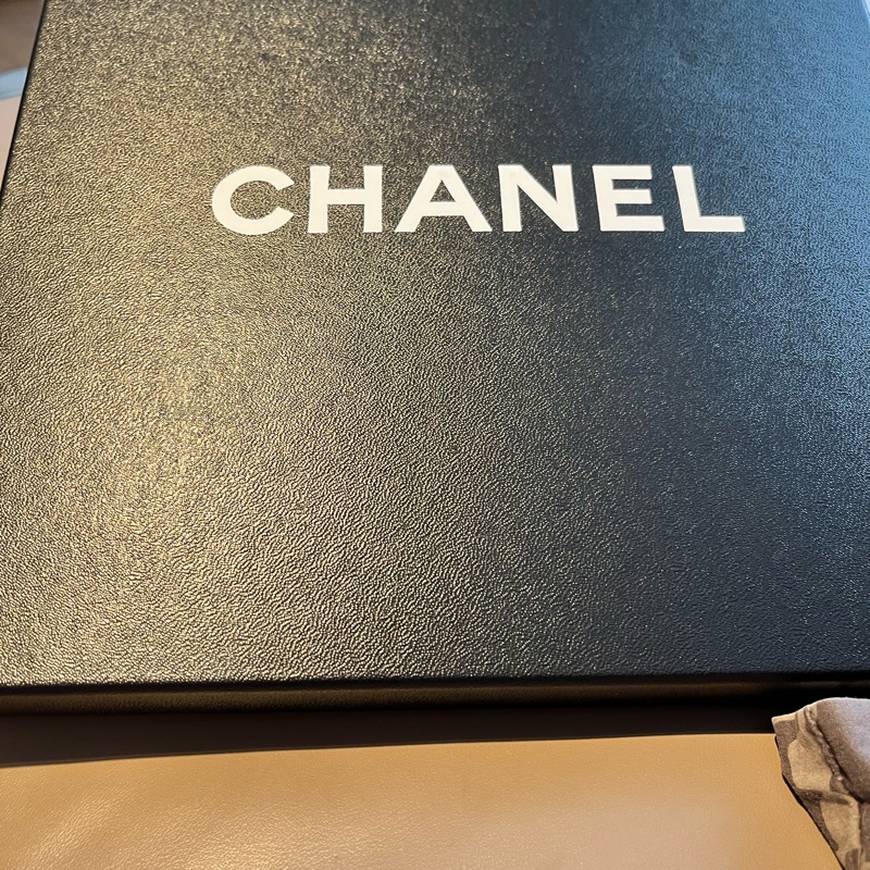 CHANEL 喀什米爾羊毛絲巾圍巾-18