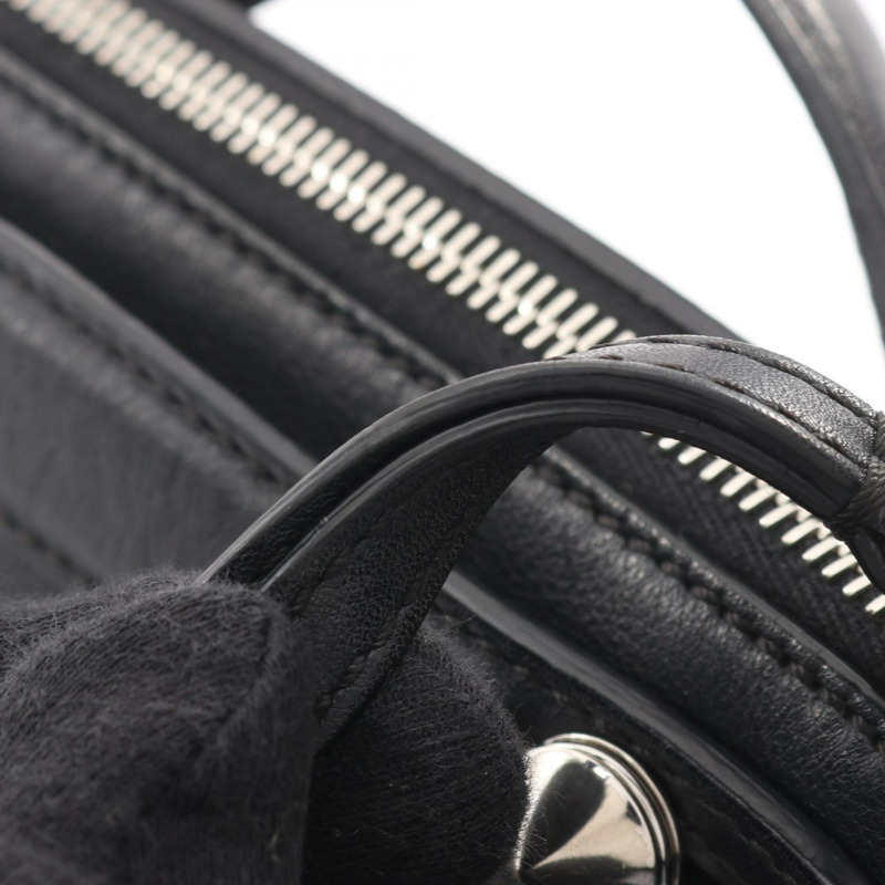 FENDI Mini by the way 2Way Shoulder Handbag 8BL135 皮革黑色二手女款-7