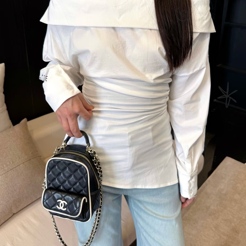 CHANEL香奈兒25P新款熊貓包/黑白漫畫小書包-26