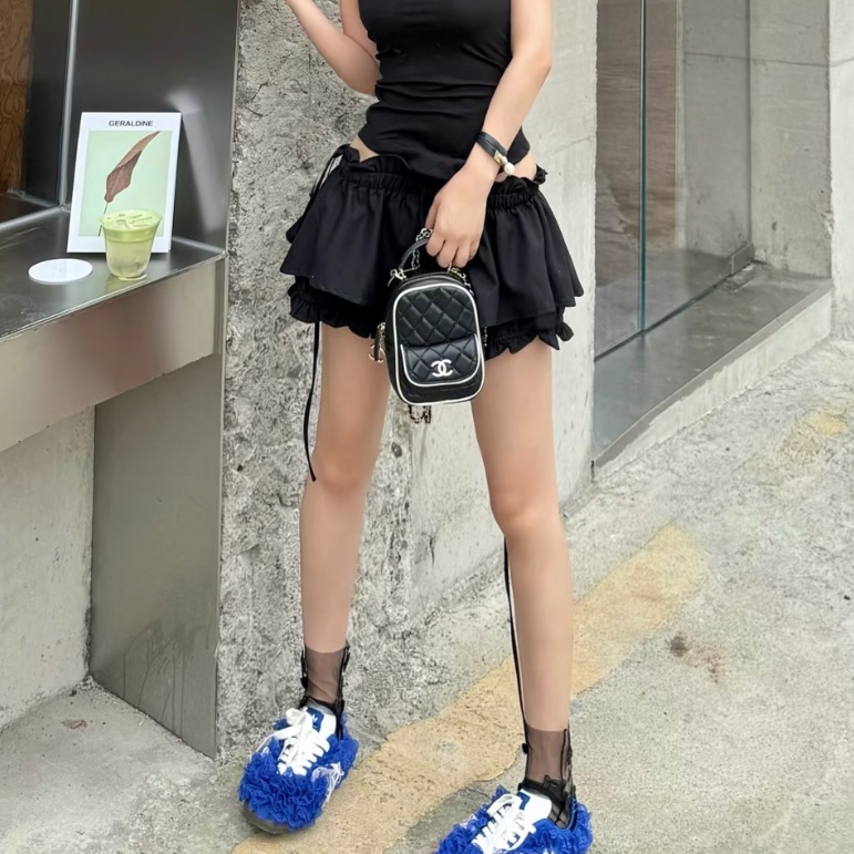 CHANEL香奈兒25P新款熊貓包/黑白漫畫小書包-41