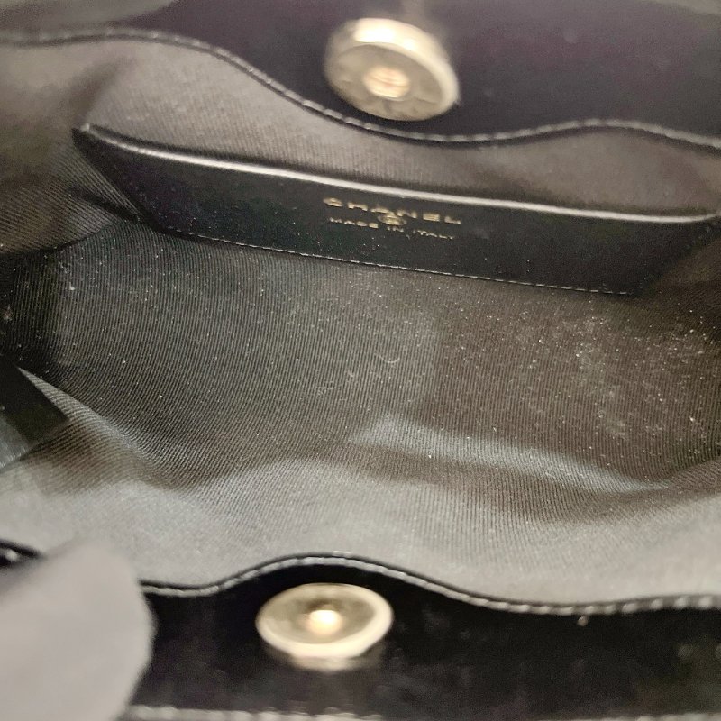 CHANEL 24B黑白熊貓拼色31Bag nano肩背斜背手提包 20.5×3.5×17cm 98新配件塵袋-9