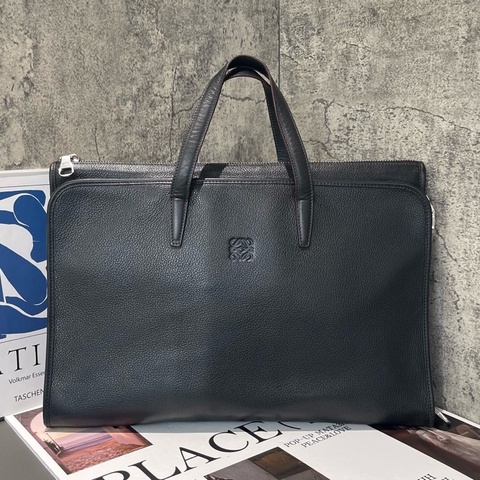 Loewe 羅意威 黑色 牛皮公文包