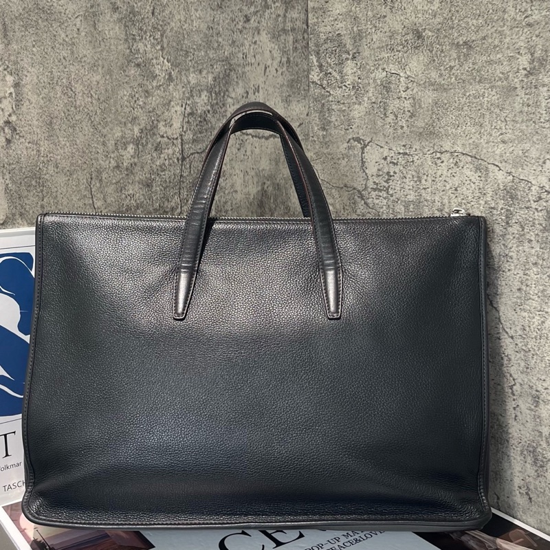 Loewe 羅意威 黑色 牛皮公文包-1