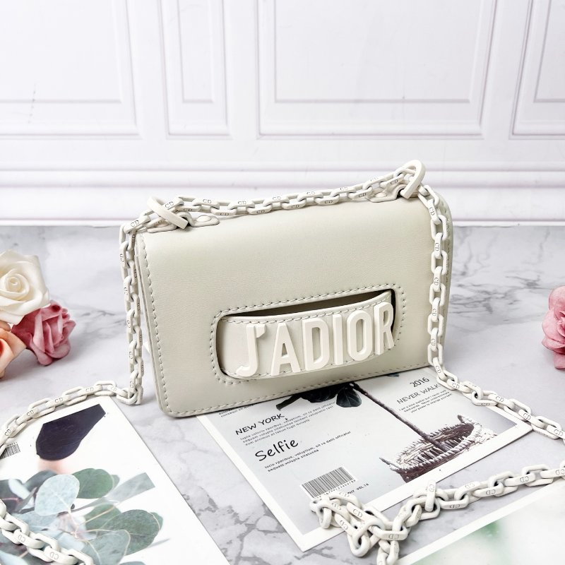 Dior  mini jadior 磨砂扣鏈條包 18×5×11cm 98新配件塵袋-2