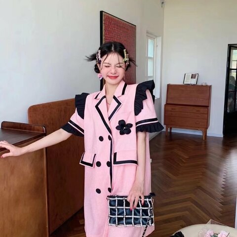 Chanel 黑色全皮珍珠鑽球晚宴包 21x3x15cm  98新配件塵袋