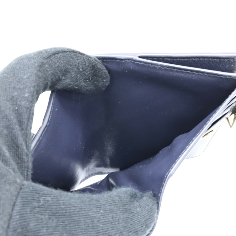 黑色 編織羊皮 Bi-Fold 兩折 短夾【BOTTEGA VENETA BV 寶緹嘉】 742330-3