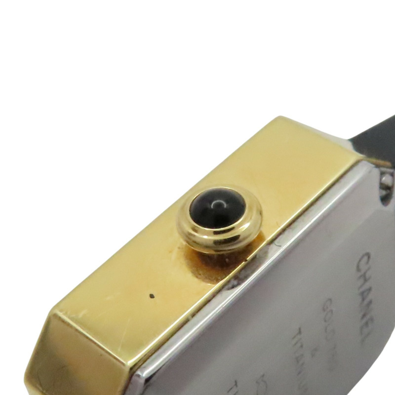 黑色錶盤 18K黃金 不鏽鋼 絲絨橡膠錶帶 Premiere Ribbon 腕錶【CHANEL 香奈兒】 H6254-4