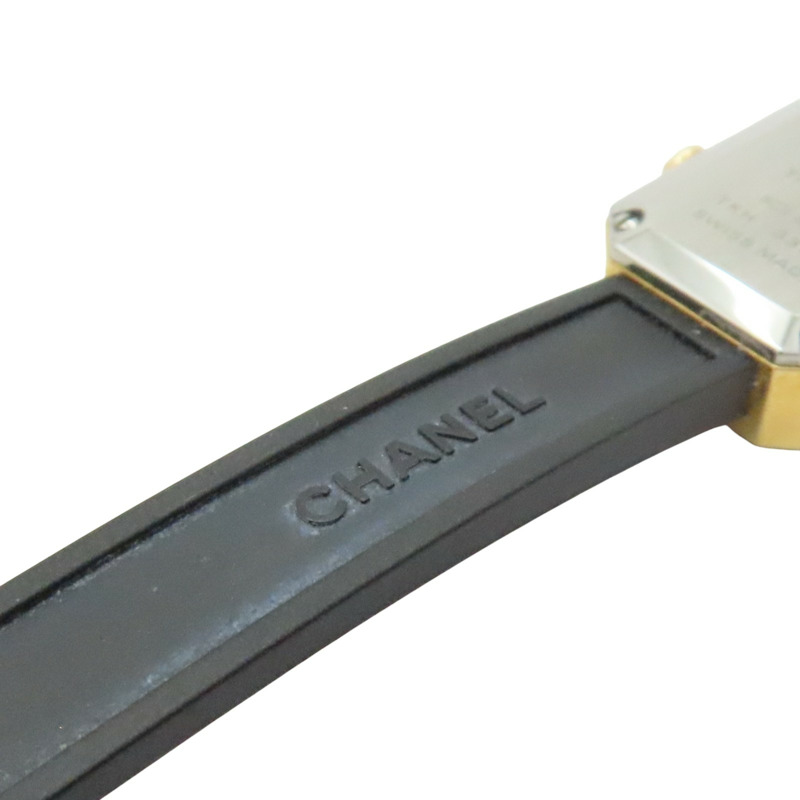 黑色錶盤 18K黃金 不鏽鋼 絲絨橡膠錶帶 Premiere Ribbon 腕錶【CHANEL 香奈兒】 H6254-12