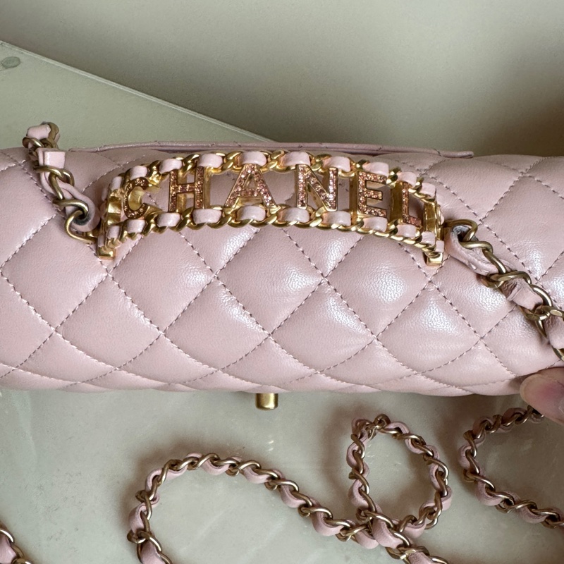 CHANEL Coco Handle 20cm 皮穿鏈肩帶-1