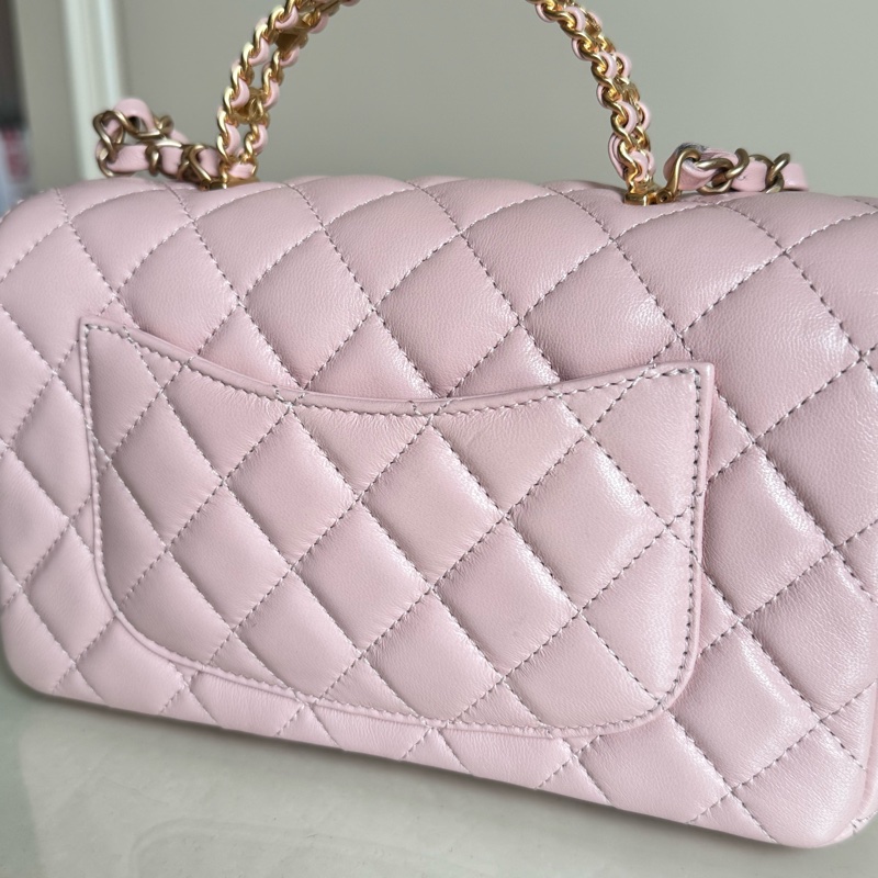 CHANEL Coco Handle 20cm 皮穿鏈肩帶-2