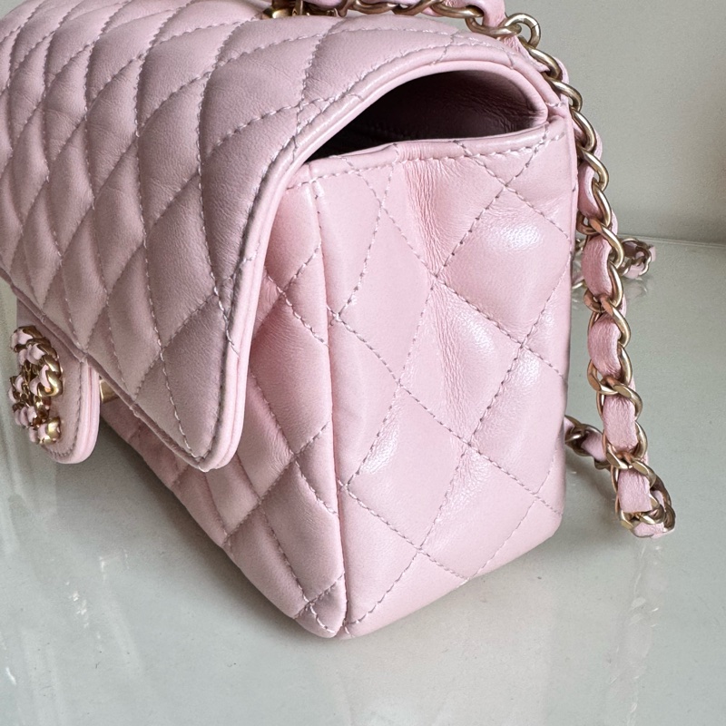 CHANEL Coco Handle 20cm 皮穿鏈肩帶-3