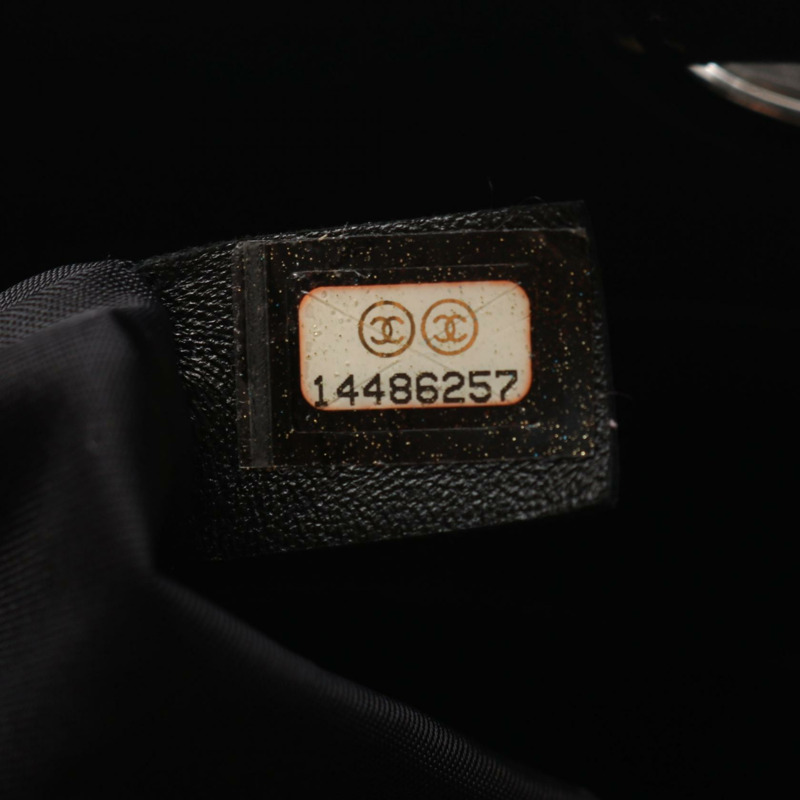 香奈兒 (CHANEL) Paris Biarritz PM 手提單肩包 A34208 帆布皮革 黑色 二手 SHW-4