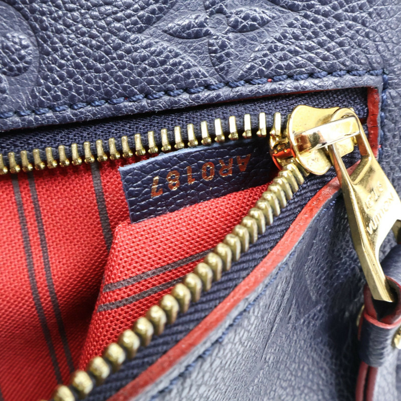 藍色 原花壓紋牛皮 Pochette Metis 兩用包【LOUIS VUITTON LV 路易威登】 M44071-4