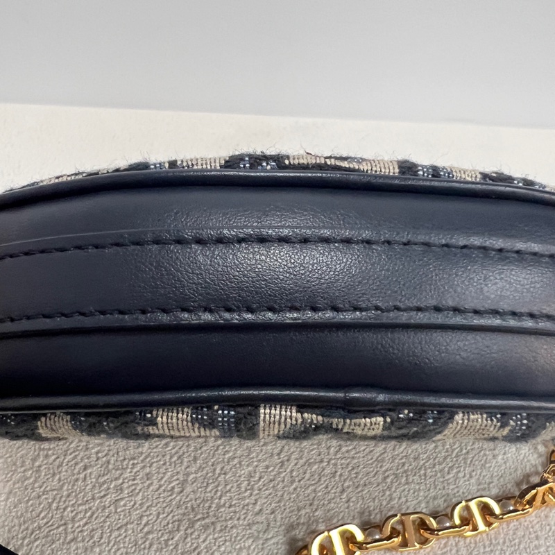 Dior迪奥Callisto半月包 老花配黑色皮革 24年编码 尺寸19*5*14-7