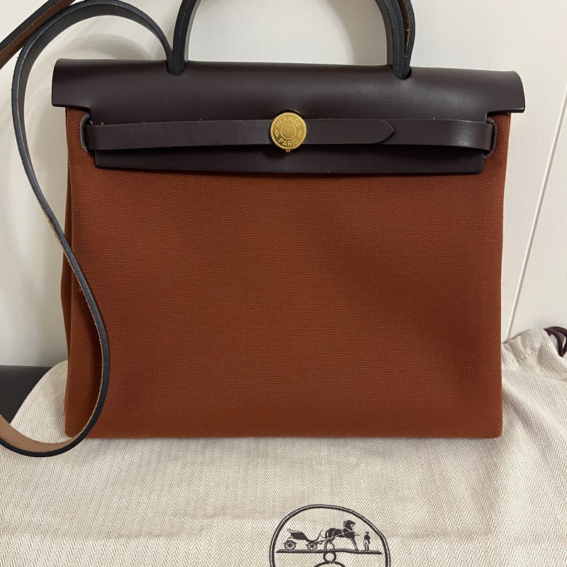 Hermes herbag 31 金扣-5