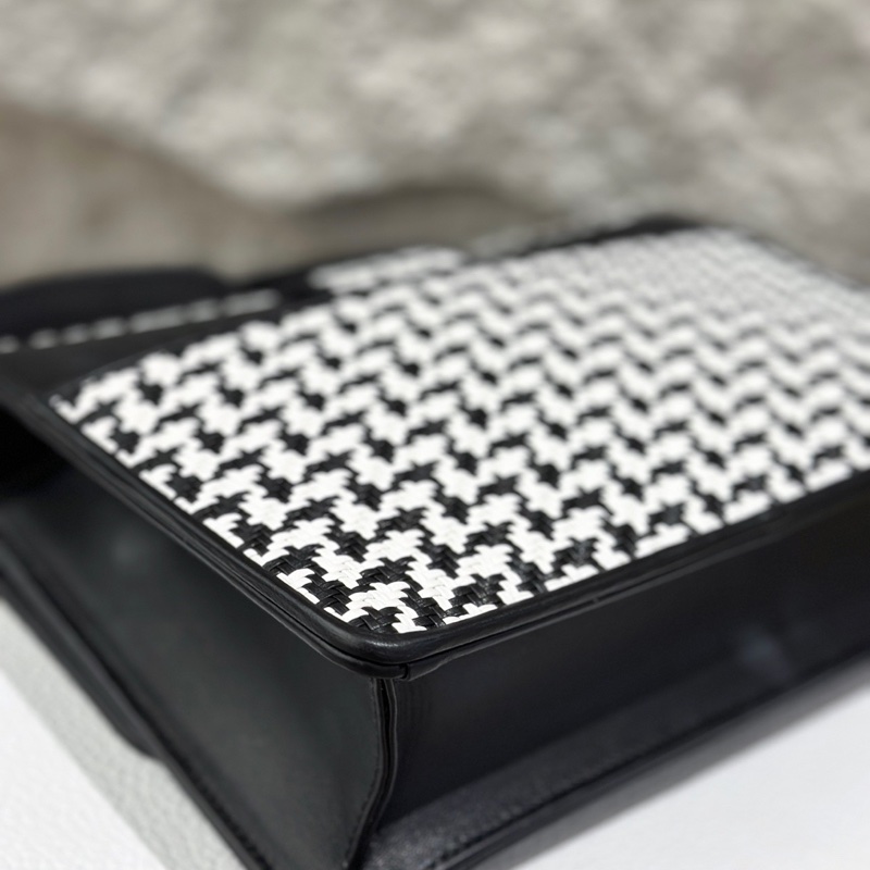 Dior • 經典蒙田 Montaigne 30 千島格編織黑釦 附保卡-5