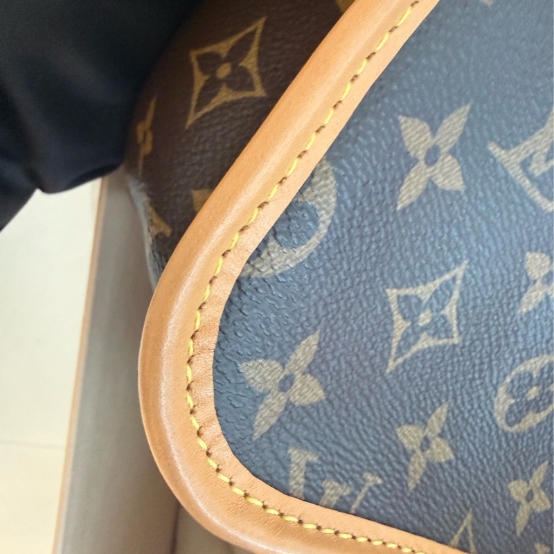 二手Louis Vuitton老花Diane法棍手提側背斜背包M45985-4