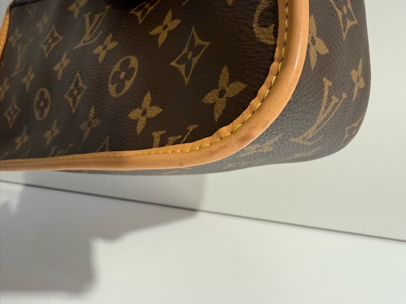 二手Louis Vuitton老花Diane法棍手提側背斜背包M45985-13