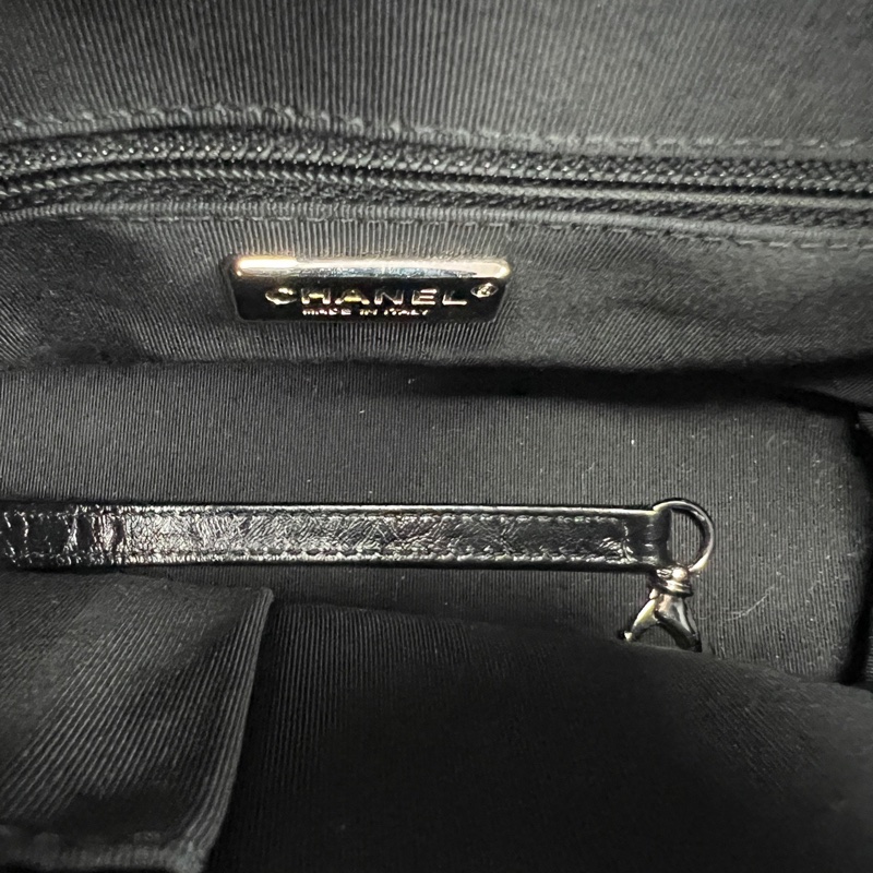 CHANEL 香奈兒黑色限定金絲流浪小號 28開-8