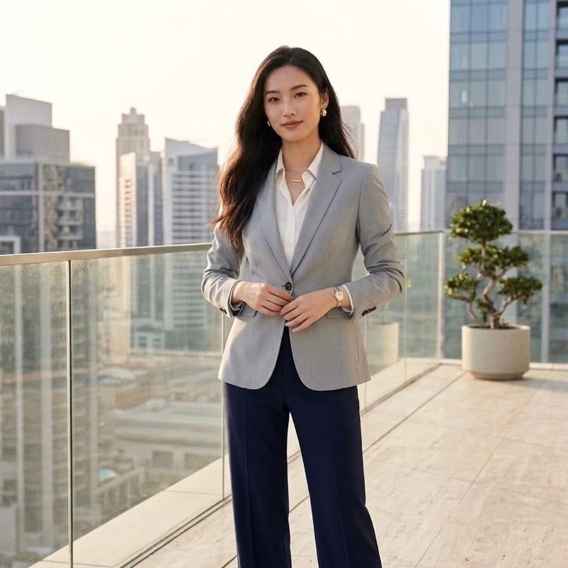 BURBERRY 倫敦 春夏款單扣西裝外套 有彈性-0