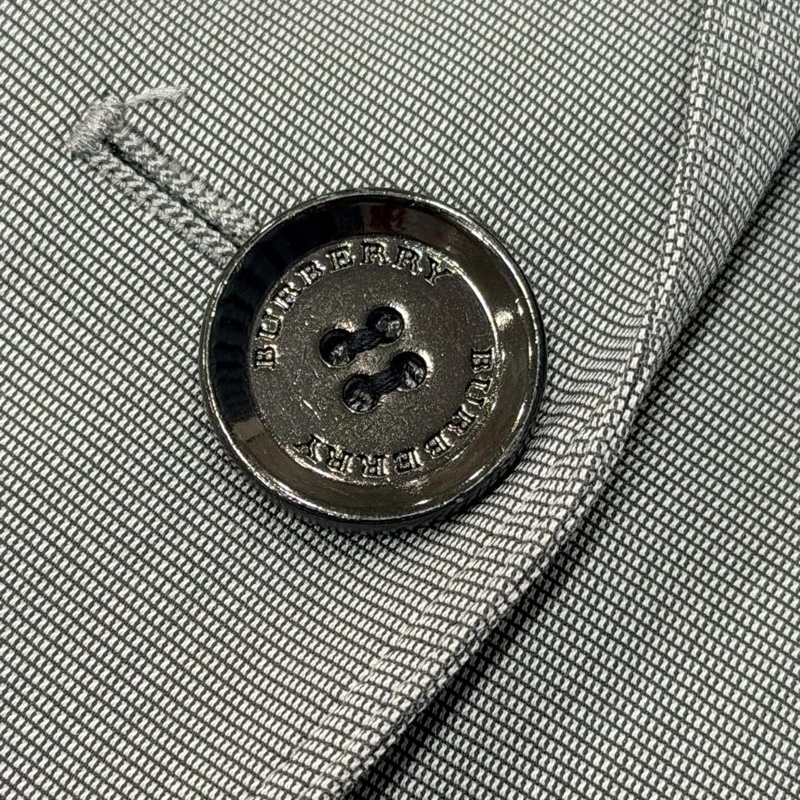 BURBERRY 倫敦 春夏款單扣西裝外套 有彈性-3