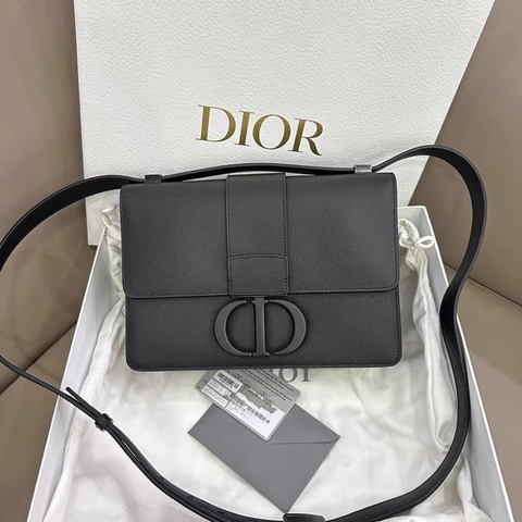 Dior • 經典蒙田 Montaigne 30 So Black 全黑磨砂牛皮
