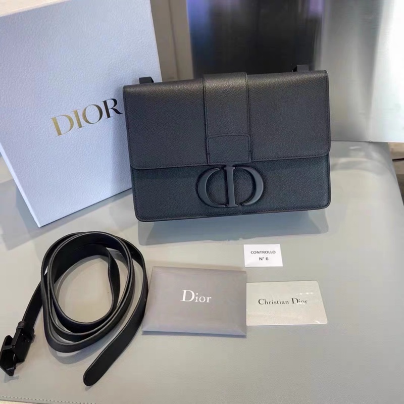 Dior • 經典蒙田 Montaigne 30 So Black 全黑磨砂牛皮-1