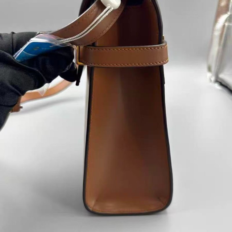 YSL 金棕曼哈頓中號牛皮手提肩背包29*21*8 98新配件塵袋-2