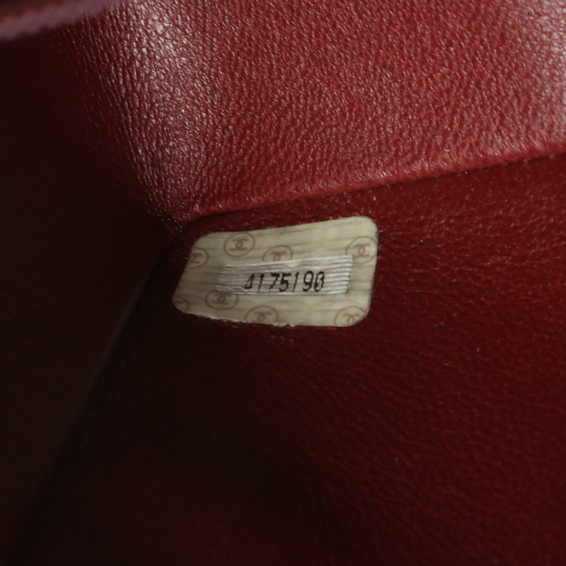 香奈兒迷你絎縫鏈條斜挎包，羊皮材質，黑色，二手，女士款，金色五金-4