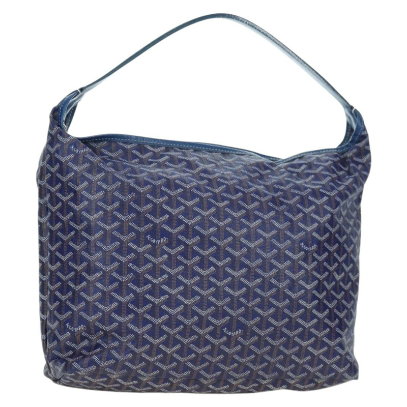 【日本直送】GOYARD 人字紋 Figge 單肩包 PVC 藍 正品 171503SAV-0