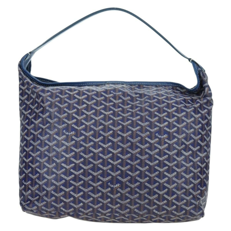 【日本直送】GOYARD 人字紋 Figge 單肩包 PVC 藍 正品 171503SAV-1