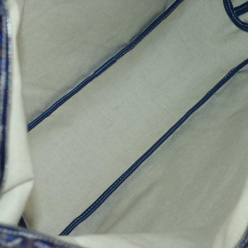 【日本直送】GOYARD 人字紋 Figge 單肩包 PVC 藍 正品 171503SAV-9